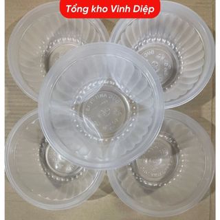 Chén Bát Nhựa Dùng 1 Lần QQ Combo 50 Chiếc - Đủ Kích Cỡ Nhỏ Vừa Lớn