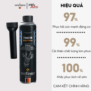 Súc Rửa Cực Sạch Hệ Thống Phun Và Buồng Đốt Máy Dầu Senfineco 9916 Của Đức-Mvn Auto