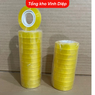 Băng dính văn phòng, băng keo thủ công nhỏ khổ 1cm 1.5cm