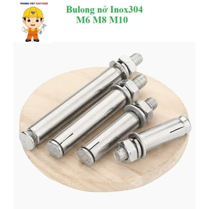 5 cái M6, M8, M10 Bulong nở tắc kê nở inox304 M6 - M10