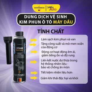 Súc Béc Và Vệ Sinh Kim Phun Dầu Diesel Senfineco 9985 Của Đức -Mvn Auto