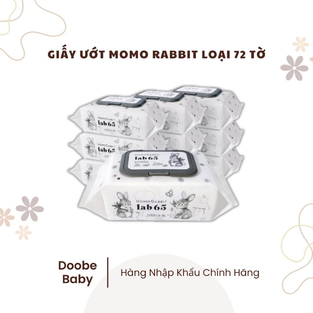 Giấy ướt Momo Rabbit loại 72 tờ - nội địa Hàn | Shopee Việt Nam
