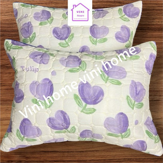 vỏ gối đũi đậu nành 46*65 và 50*70 vỏ gối trần bông cao cấp, vỏ gối đầu khách sạn