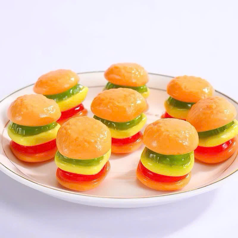 Kẹo Dẻo HumBerGer Hương Vị Trái Cây , Bánh Kẹo food