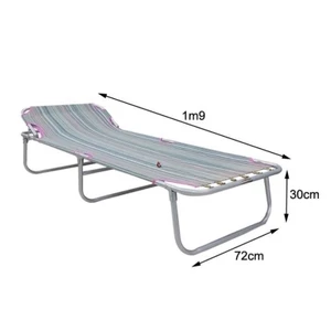 Giường xếp vải lưới thép sơn tĩnh điện I