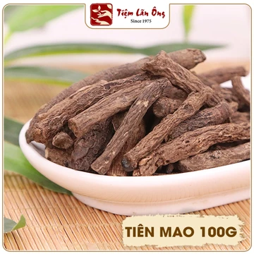 Tiên mao 100g, sâm cau đen, khô, sạch, bổ can thận, tăng cường sinh lý nam - Tiệm lãn ông