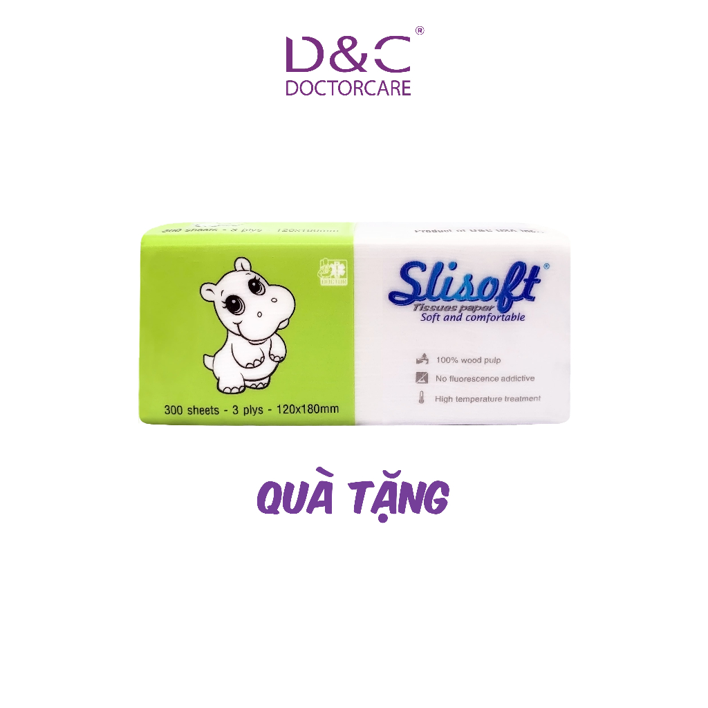 Ảnh Giấy ăn Slisoft Trắng 300 lớp 1