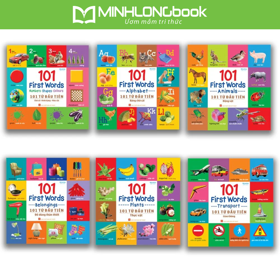 Ảnh Sách: 101 Từ Đầu Tiên / 101 First Words - Phát Triển Tư Duy Song Ngữ Cho Bé 1