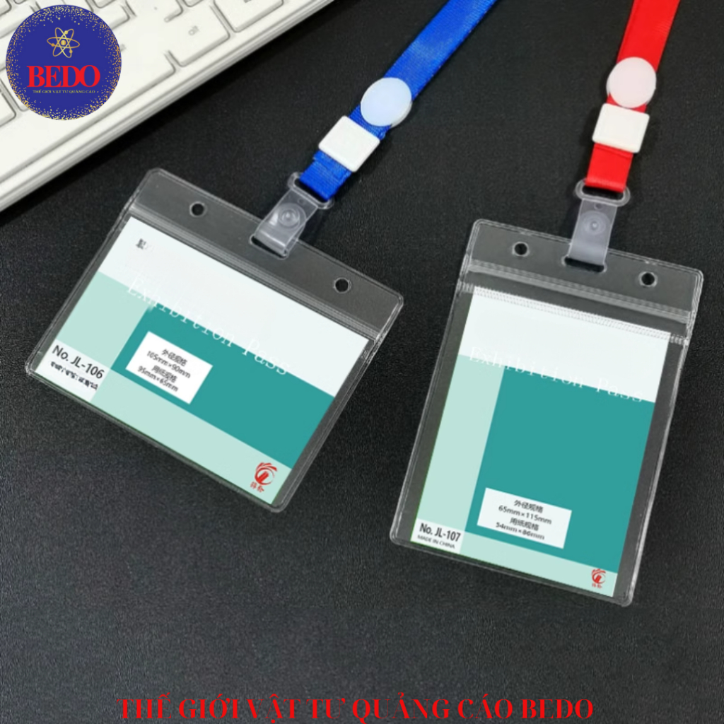 Dây Đeo Thẻ Học Sinh BEDO Vải Cao Cấp Nhiều Màu Đeo Thẻ Sinh Viên Thẻ Tên Bền Chắc Giá Tốt