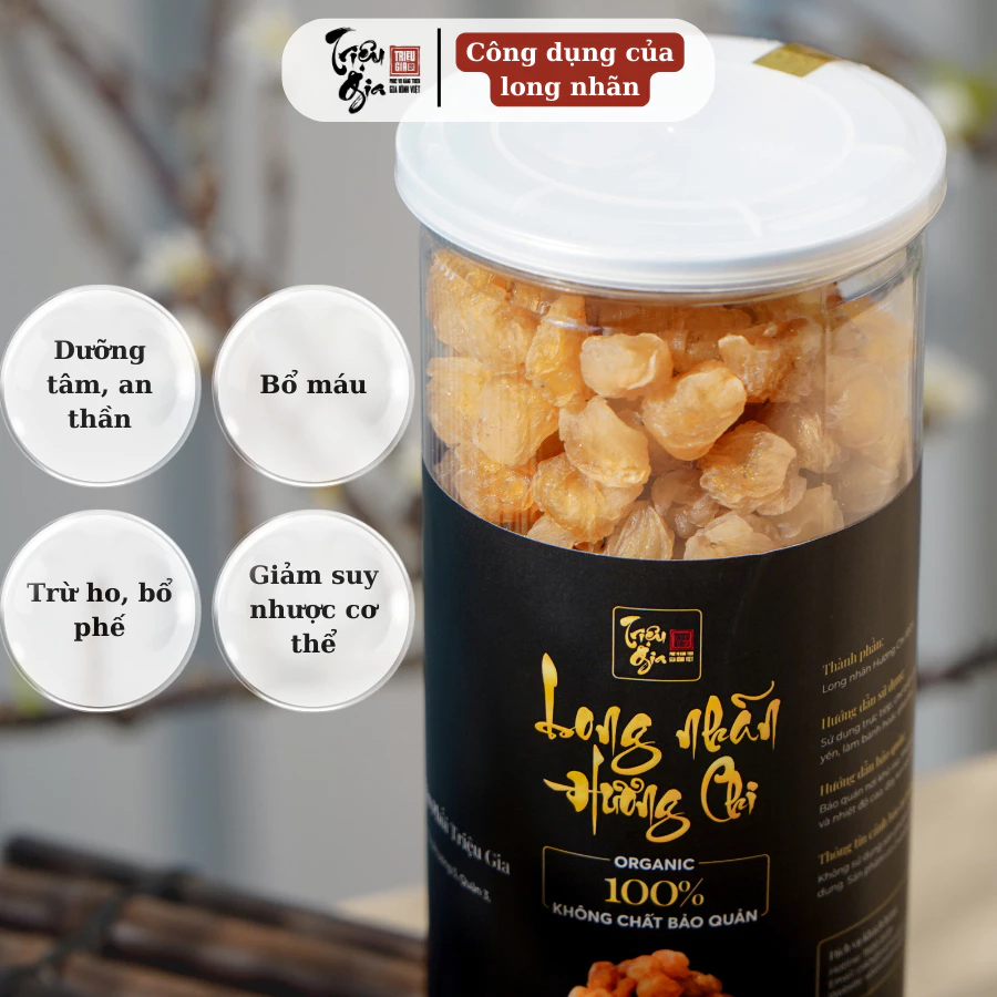 Ảnh Set trà thảo mộc Triệu Gia gồm Long nhãn, Kỷ tử, Đông trùng hỗ trợ tăng cường sinh lý giúp ngủ ngon đẹp da 2