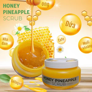 Tẩy tế bào dứa và mật ong 300gr da mặt skincare gel orange Tùy Tâm pharma