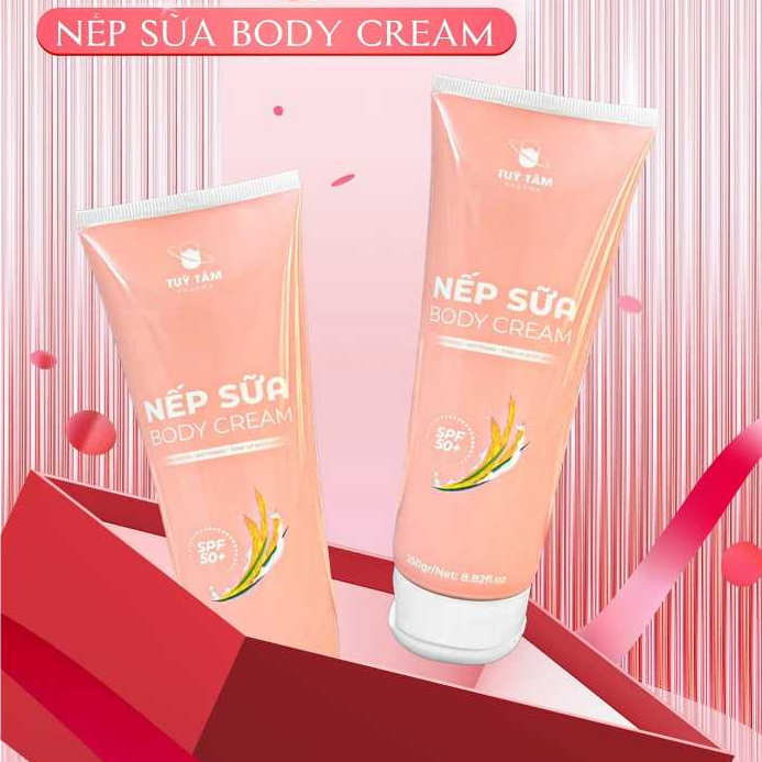 Kem body nếp sữa làm trắng da tự nhiên Skincare Nữ - Tùy Tâm Pharma
