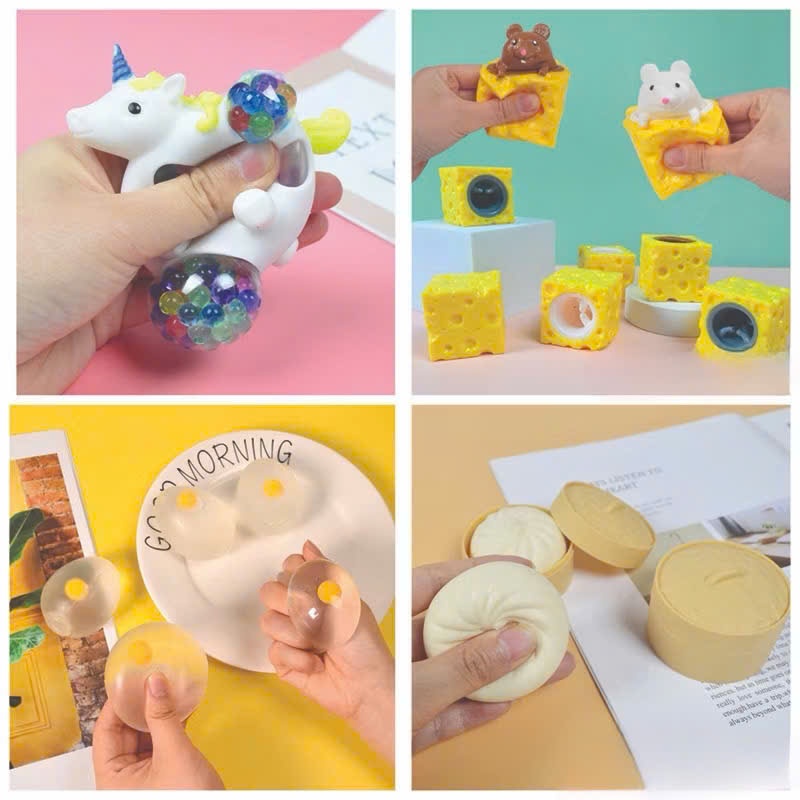 Đồ chơi Squishy xả stress căng thẳng cực thú vị, giải tỏa áp lực công ...