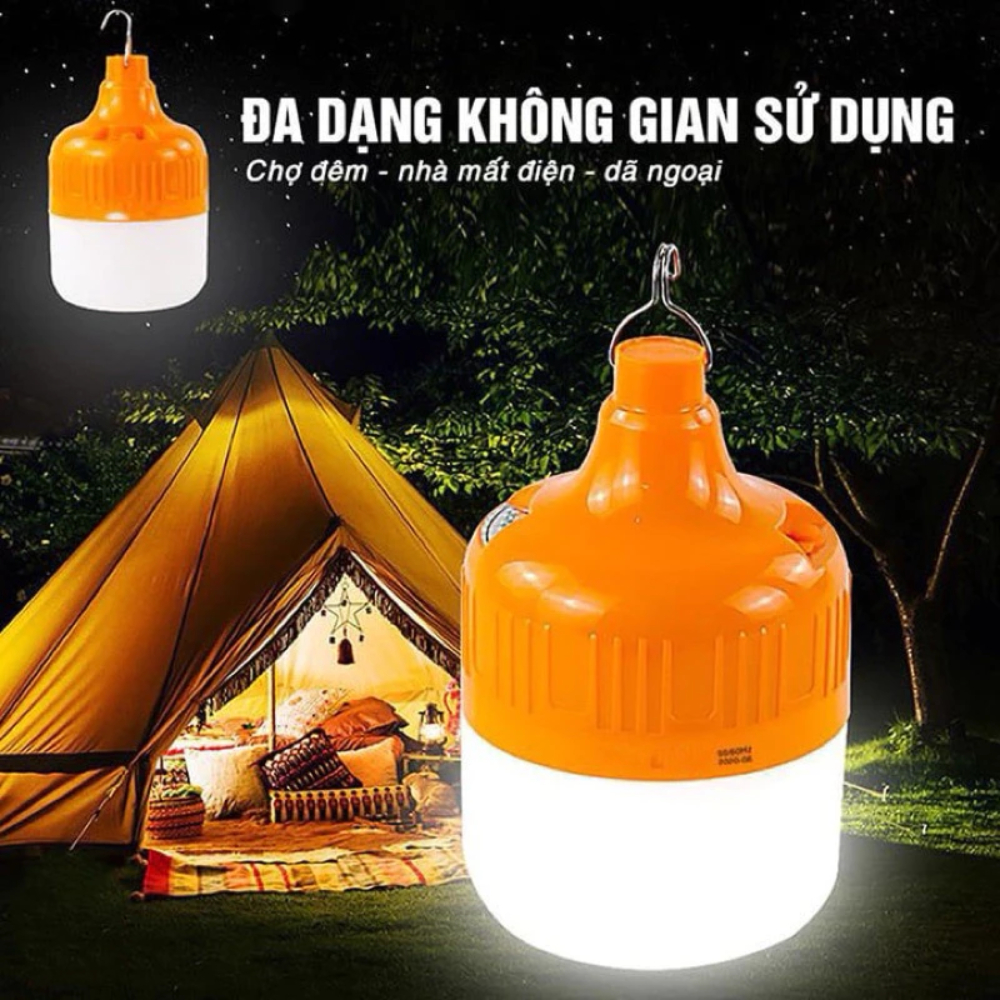 Bóng Đèn LED Tích Điện DIDOOGLT 100W Đèn Sạc USB Siêu Sáng Kèm Dây Sạc | BigBuy360 - bigbuy360.vn