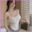 Áo Hai Dây Nữ SẴN MÚT NGỰC RANSHI Tanktop Ôm Sát Phối Cúc Ngực Vạt Bầu Tôn Dáng Chất Thun Gân Dày Dặn - RA294