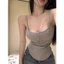 Áo Hai Dây Nữ SẴN MÚT NGỰC RANSHI Tanktop Ôm Sát Phối Cúc Ngực Vạt Bầu Tôn Dáng Chất Thun Gân Dày Dặn - RA294