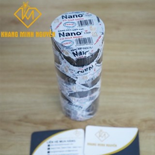 [COMBO 2 CUỘN] Băng keo điện thương hiệu NANO, cuộn dài 20 yards chính hãng Tô Nga Dũng