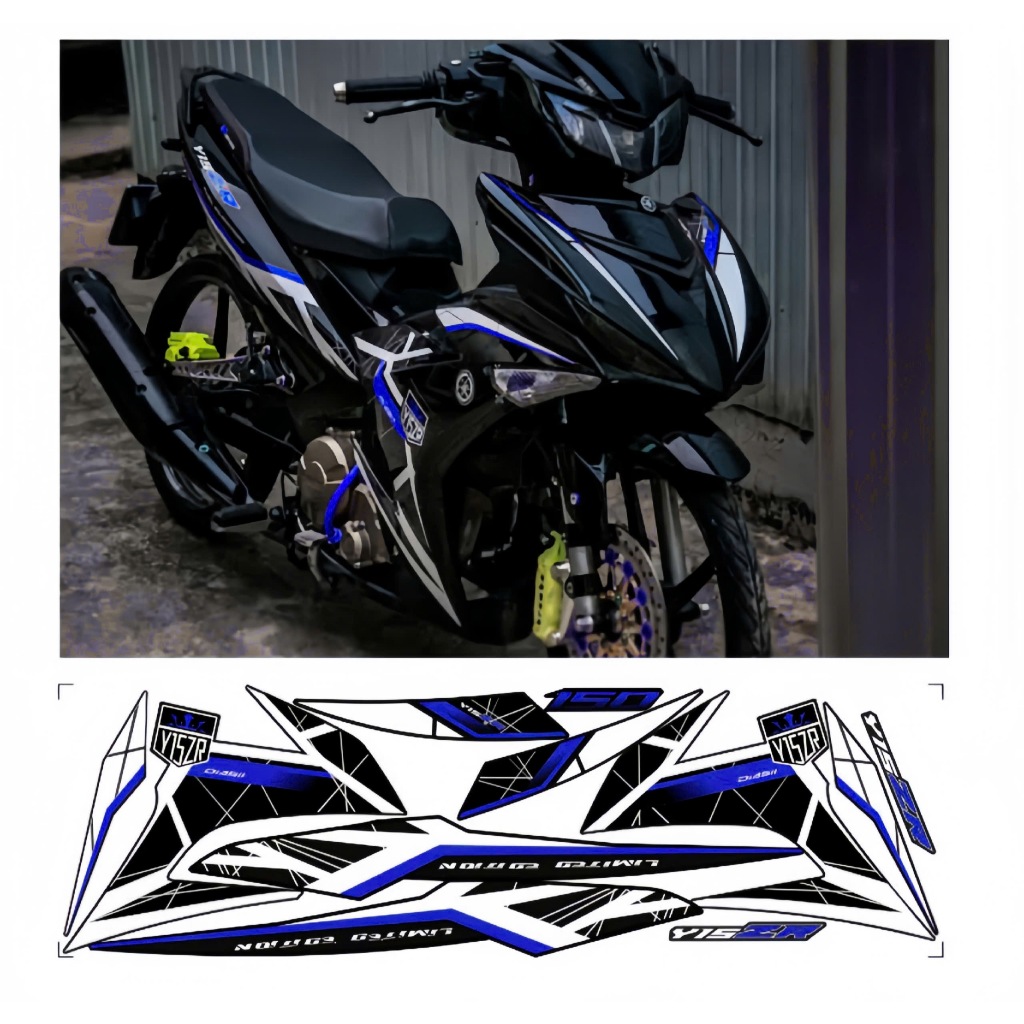 rem rời exciter 150 mẫu y15zr cao cấp chất liệu in 3 lớp chống nước không phai màu
