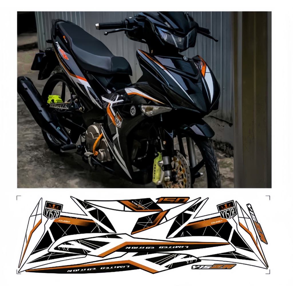 rem rời exciter 150 mẫu y15zr cao cấp chất liệu in 3 lớp chống nước không phai màu