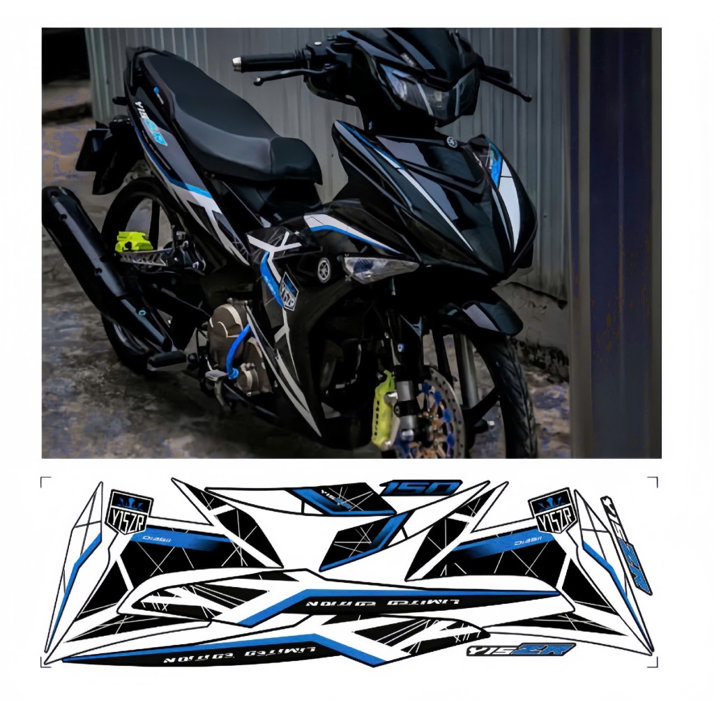 rem rời exciter 150 mẫu y15zr cao cấp chất liệu in 3 lớp chống nước không phai màu