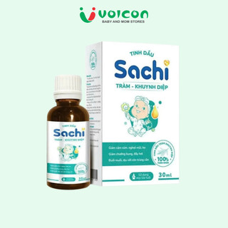 Tinh Dầu Tràm Sachi Và Tràm Khuynh Diệp Cho Bé Chai 30ml Giảm Ho Sổ Mũi Kháng Khuẩn Giữ Ấm Hiệu Quả