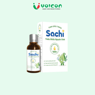 Tinh Dầu Tràm Sachi Và Tràm Khuynh Diệp Cho Bé Chai 30ml Giảm Ho Sổ Mũi Kháng Khuẩn Giữ Ấm Hiệu Quả