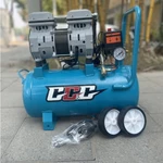 Máy nén khí mini không dầu GT30L, bình 24 lít Công suất 600w chính hãng GGG, Máy nén bơm hơi khí nén không ồn, khí sạch — ảnh 6