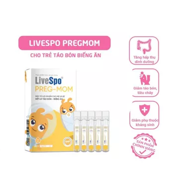 Men uống vi sinh tiêu hóa bào tử lợi khuẩn livespo preg mom men hỗ trợ tiêu hóa khỏe [Hộp 20 ống]