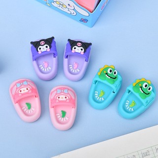 Gôm Tẩy Hình Dép Kuromi, Melody Siêu Dễ Thương Tẩy Sạch Ít Vụn, An Toàn Cho Bé, Học Sinh, Trẻ Nhỏ - Tẩy Bút Chì 2B HB