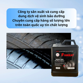 Dưỡng lốp ô tô - Bóng lốp ô tô xe máy, Phục hồi đen bóng chính hãng DENSO 4L