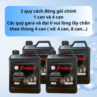 Dưỡng lốp ô tô - Bóng lốp ô tô xe máy, Phục hồi đen bóng chính hãng DENSO 4L