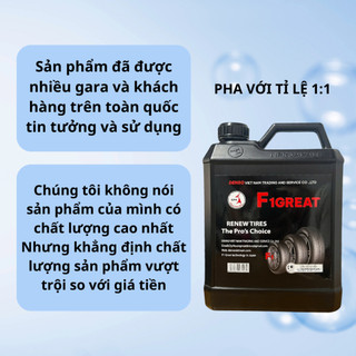 Dưỡng lốp ô tô - Bóng lốp ô tô xe máy, Phục hồi đen bóng chính hãng DENSO 4L