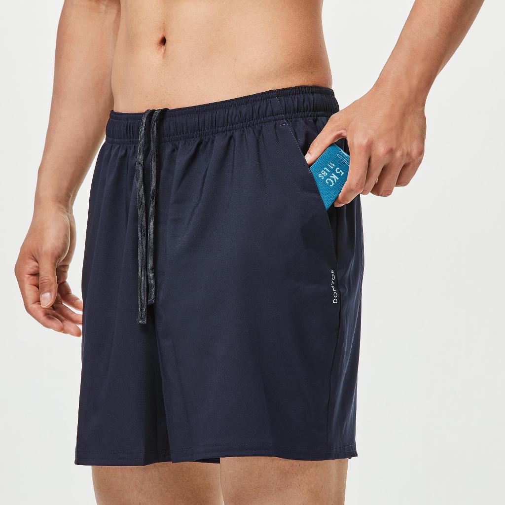 Ảnh Quần thể thao cho nam tập gym fitness DOMYOS fst100 có túi màu xanh navy mã 8529981 2