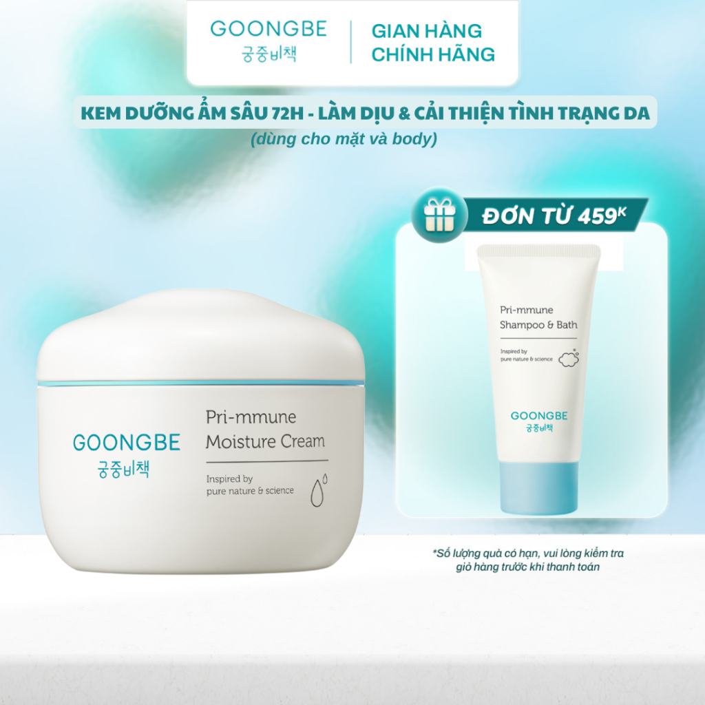 Kem Dưỡng Ẩm Mềm Da Chống Khô Nẻ GOONGBE Primmune Moisture Cream Dành ...