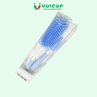 Cọ rửa bình sữa 3 chi tiết TOP KIDS (màu sắc sẽ dc giao ngẫu nhiên)