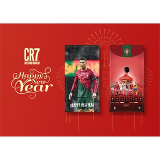Tên:10 Bao Lì Xì Năm Mới 2026 - BÍNH NGỌ (CẦU THỦ CRISTIANO RONALDO) 8X16cm – Đẹp - Ý Nghĩa
