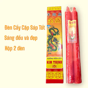 Đèn Cầy Cặp Loại 1 Cao Cấp Các Số 3, 4, 5, 6