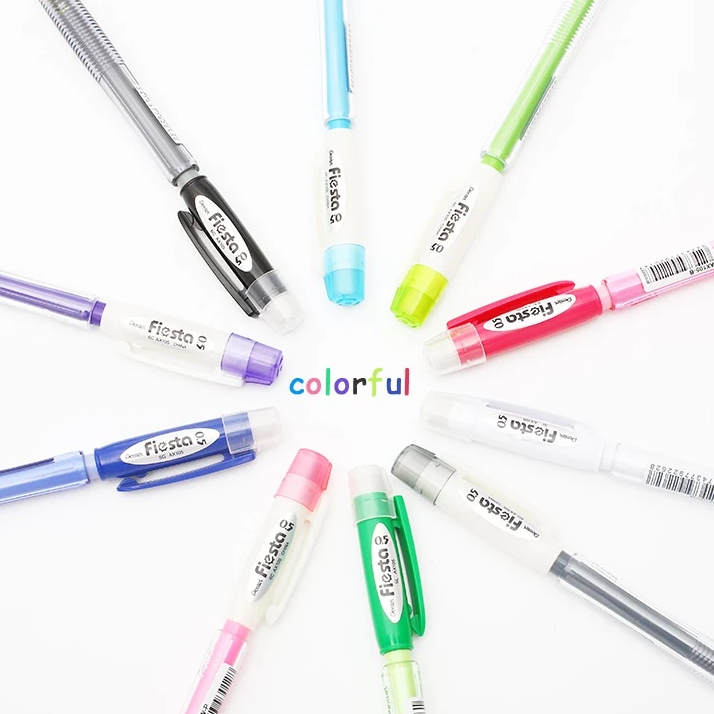 Ảnh Bút Chì Kim Ngòi 0.5mm Pentel Fiesta AX105 Nét Êm Ít Gãy Thiết Kế Thân Trong Trang Bị Đầu Tẩy 4