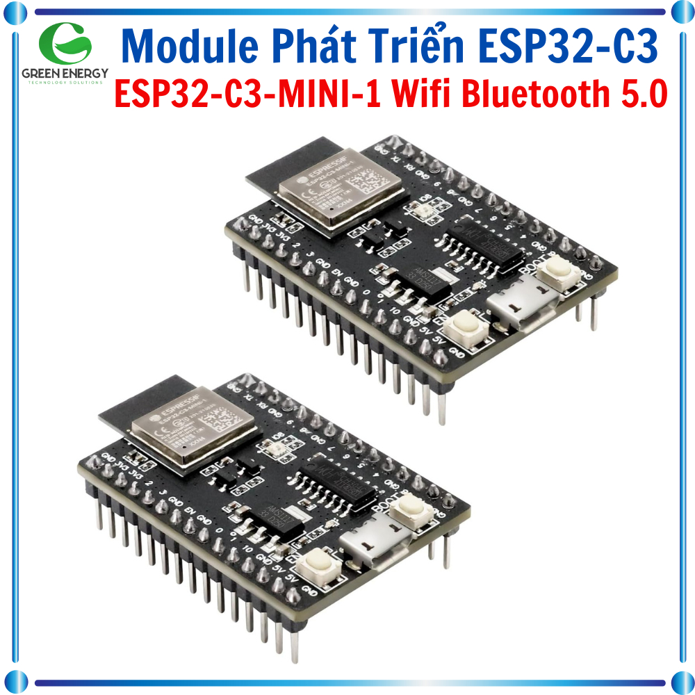 Module DevKit ESP32-C3-MINI-1 WiFi BLE 5.0 RISC-V | Shopee Việt Nam