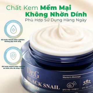 Kem Dưỡng Ốc Sên DR.G Black Snail Cream Chống Lão Hóa 50ml Duduhouse