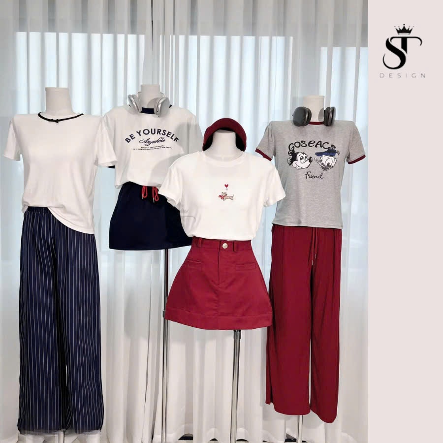 Set Đồ Thể Thao Áo Cotton Cao Cấp Tay Ngắn Be Yoursefl - ST DESIGN - 09