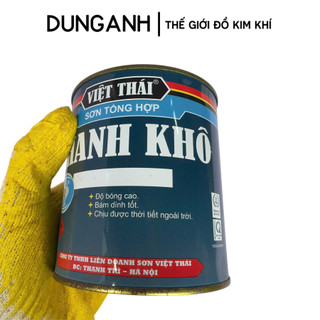 Sơn chống rỉ nhanh khô Kim Khí Dung Anh, sơn chống rỉ nâu, sơn chống rỉ ghi hộp 800g