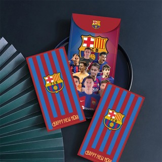 10 Bao Lì Xì Năm Mới 2026 - BÍNH NGỌ (CÂU LẠC BỘ BARCELONA) 8X16cm – Đẹp - Ý Nghĩa