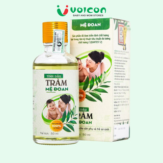 Tinh Dầu Tràm - Tinh Dầu Tràm Ngâm Củ Nén Mệ Đoan giữ ấm cơ thể chai 50ml