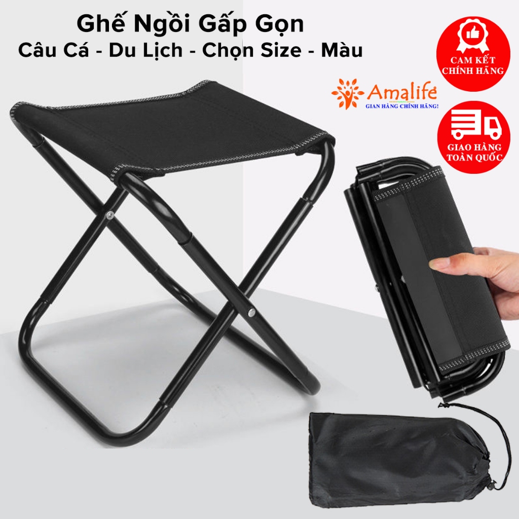 Đánh Giá Ghế Gập Gọn Đút Túi Quần Amalife: Siêu Tiện Lợi Cho Câu Cá, Du Lịch, Cắm Trại
