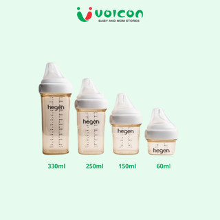 [Chính Hãng FULLBOX] Bình sữa Hegen PPSU đủ size 60ML/150ML/1240ML/330ML