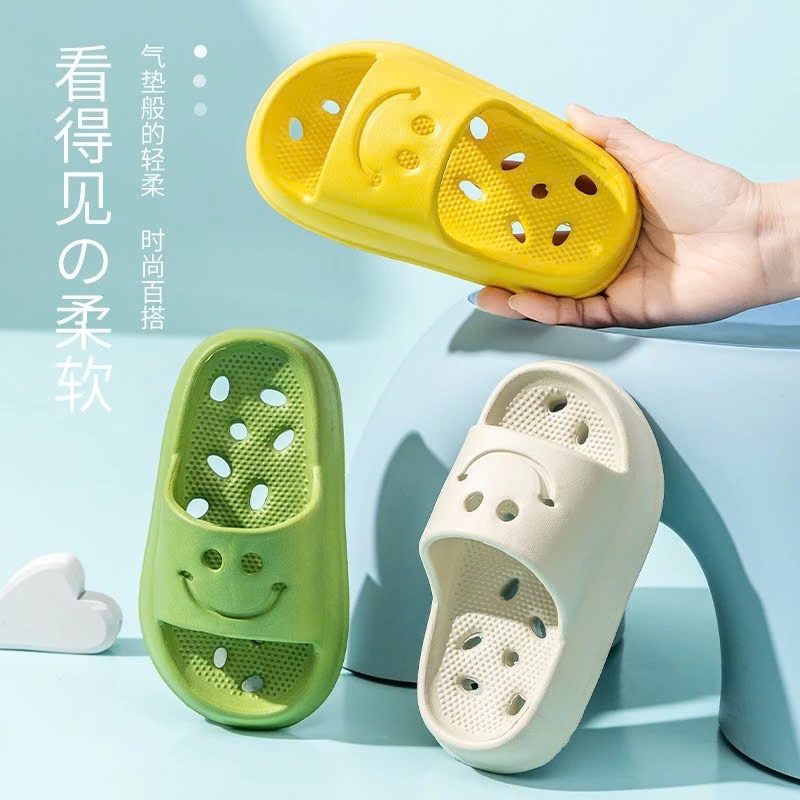 Dép đi trong phòng tắm trẻ em đế chống trượt, đế rỗng dép đế mềm cho bé trai và bé gái sử dụng trong nhà