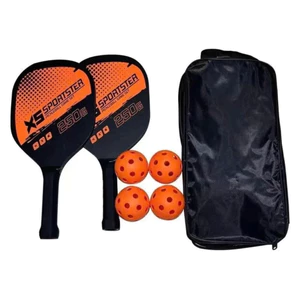 BÔ VỢT KÈM 2 BÓNG PICKLEBALL SIÊU NHẸ TIỆN LỢI