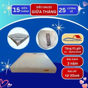 Đệm lò xo Tuấn Anh dày 20 phân bảo hành chính hãng