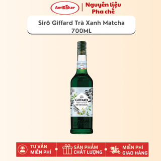 Siro Giffard Trà Xanh Matcha - Chai 700ml | Hương Vị Matcha Nguyên Bản,